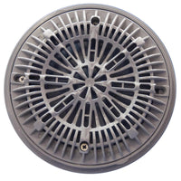 CMP Gunite Main Drain Frame; Galaxy Lid (Av);8" Gray  | 25531-001-000