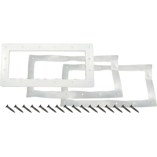 CMP Skimmer Faceplate Kit, Wide Mouth, White, Vinyl | 25541-100-000