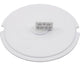 CMP Pool Cleaner Axle, Sand/Gravel Guard,Wht