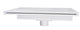 CMP Waterfall 6In Lip, Btm Port White , 12