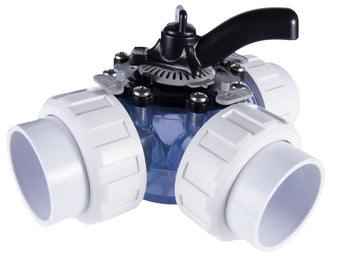 compare product CMP HydroSeal 3-Way Clear Diverter Valve w/ 2