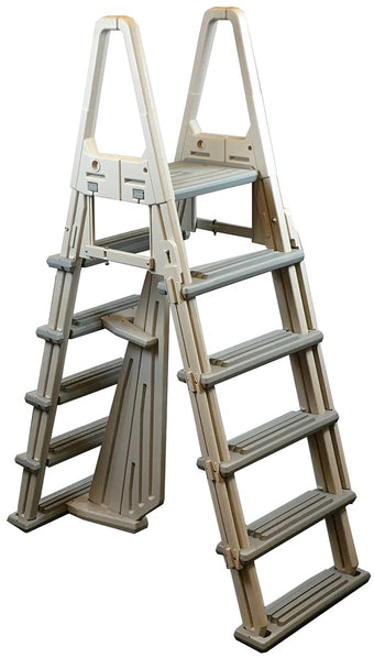 compare product Confer Eliminator Heavy Duty A-Frame Ladder w/ Barrier | 7000X