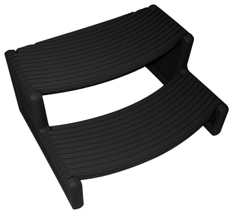 compare product Confer Plastics Handi-Step Spa Steps, Black | HS2-BLK