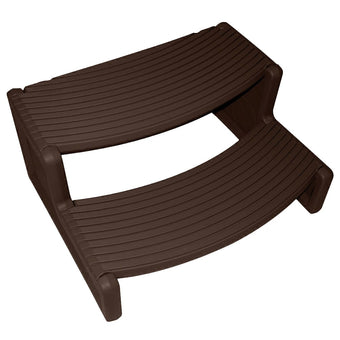 compare product Confer Plastics Handi-Step Spa Steps, Espresso | HS2-E