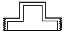 compare product PVC Cleanout Plug 1-1/2 in. MPT Raised Nut | D106015