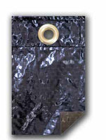 Eastern Leisure Select 12' x 18' Oval Above Ground Winter Pool Cover, 4' Overlap, Black | 45-1218OV-SEL-4-BX-EAL