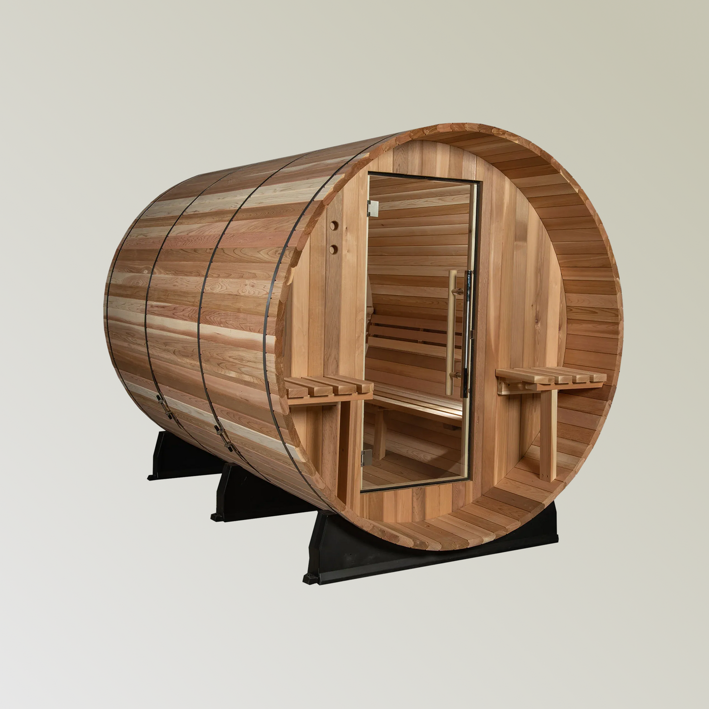 Huntington 4-6 Person Canopy Barrel Sauna