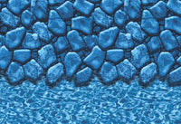 GLI 15' x 30' Oval Boulder/RiverRock Overlap A/G Liner 48-52" Wall | 05-1530OV-BLD-OL-4852
