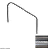 Global Classic 2 Bend 5' Stair Rail Polished .049 | Global-Rl-C49-2Bndsr5-Ss