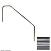 Global Classic 3 Bend 4' Stair Rail Polished .049 | Global-Rl-C49-3Bndsr4-Ss