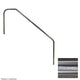 Global Classic 3 Bend 4' Stair Rail Polished .049 | Global-Rl-C49-3Bndsr4-Ss