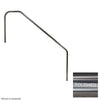 Global Classic 3 Bend 6' Stair Rail Polished .049 | Global-Rl-C49-3Bndsr6-Ss
