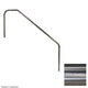 Global Classic 3 Bend 6' Stair Rail Polished .049 | Global-Rl-C49-3Bndsr6-Ss