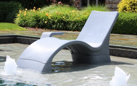 Grey Lounge Chair & Connect Table