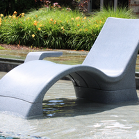 Grey Lounge Chair & Connect Table