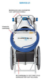 Hammerhead Service Unit Complete with 60' Cord |SERVICE-21-60