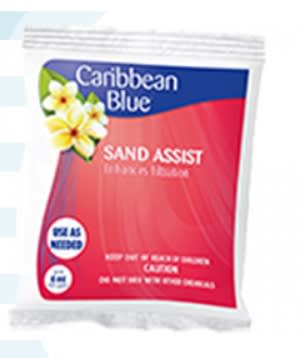 compare product Caribbean Blue Sand Assist Filter Cleaner 6 oz Pouch 20/Case | C002816-CS40OZ