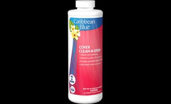 compare product Caribbean Blue Cover Clean & Stow 32 fl oz Bottle 12/Case | C003343-CS20Q