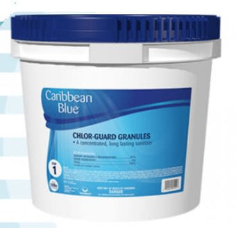 compare product Caribbean Blue Chlor-Guard Dichlor Chlorine Granular 10 lb Pail 4/Case | C003601-CS74C1