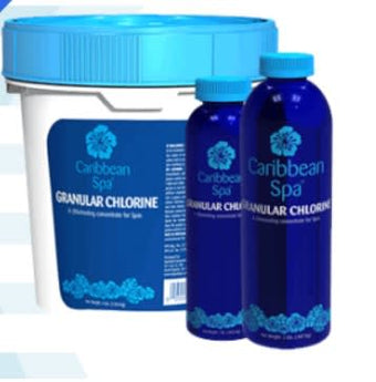 compare product Caribbean Blue Dichlor Chlorine Granular 2 lb Bottle 12/Case | C005024-CS20B2