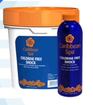 compare product Caribbean Blue Chlorine Free Shock 2 lb Bottle 12/Case | C005025-CS20B3