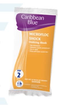 compare product Caribbean Blue Microflock Shock 1 lb Bag 12/Case | C005159-CS20P5