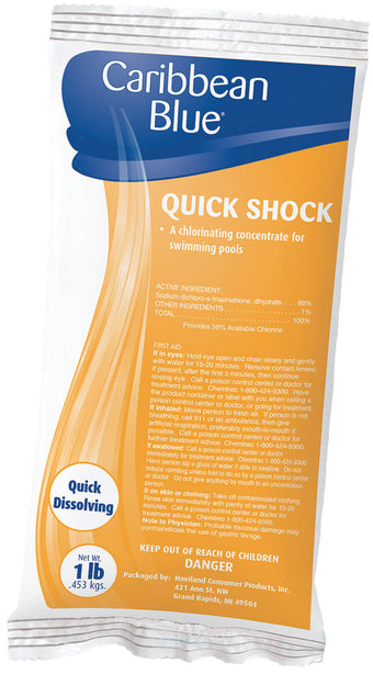 compare product Caribbean Blue Pool 1 Lb Quick Shock0 | C005161-CS20P5