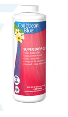 compare product Caribbean Blue Super Drop Out Clarifier 32 fl oz Bottle 12/Case | C005179-CS20Q