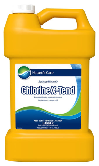 compare product Natures Care Chlorine X-Tend Sanitizer 64 fl oz Bottle 6/Case | C005876-CS6X64
