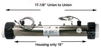 compare product Hydro-Quip Balboa Heater Assembly w/ M7 Sensors 4Kw 230V | 26-58104-K