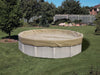 HPI Armor Kote 18' x 38' Oval Above Ground Winter Pool Cover, 4' Overlap, Tan/Blue | AK1838OV4