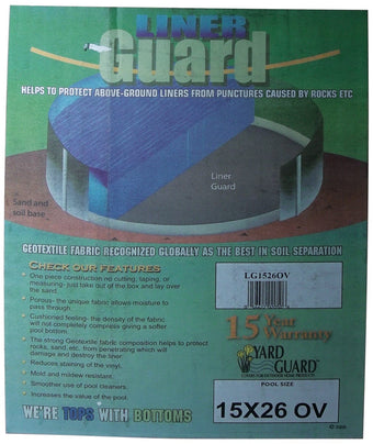 compare product 15' x 26' Oval Premium Floor Padding | LG1526OV