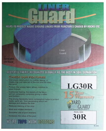 compare product 30' Round Premium Floor Padding | LG30R