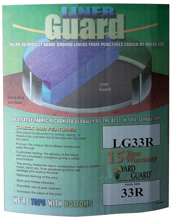 compare product 33' Round Premium Floor Padding | LG33R