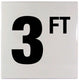 Inlays 3 Ft  Smooth Marker Tile , 3FT SM | C610030