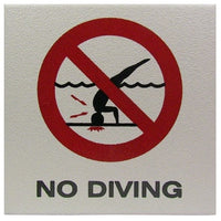 Inlays No Diving W/ International  Symbol , SR | C621500