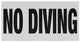 Inlays No Diving Words (4
