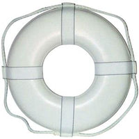 Jim Buoy Diam Ring Buoy,White , 24" | GW-24