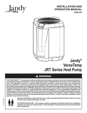 compare product Jandy JRT Heat Pump 2000/2500/3000 Anchor Bracket Set | R0936600