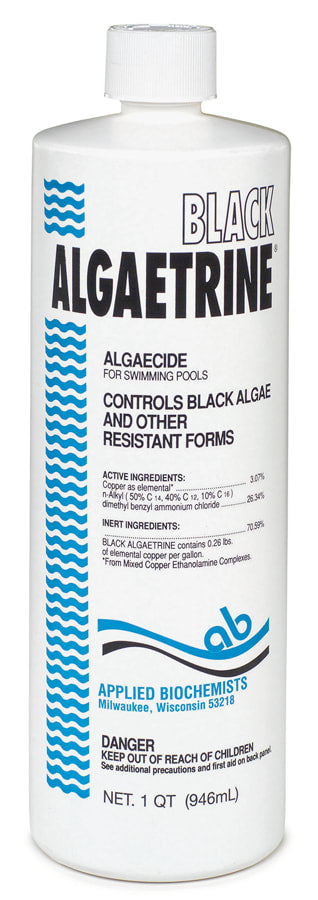 compare product Applied Bio Black Algaetrine Algaecide, 32 oz Bottle | 406303A