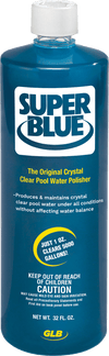 GLB Super Blue Concentrated Water Clarifier, 32 oz Bottle 12/Case | 71205