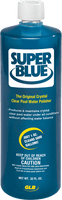 GLB Super Blue Concentrated Water Clarifier, 32 oz Bottle 12/Case | 71205