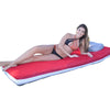 Main Access 3' X 6' Oversized Floatingmatress. (Scarlet-Gray) Red/Gray Float W/ White Band And Built-In Pillows | 305630
