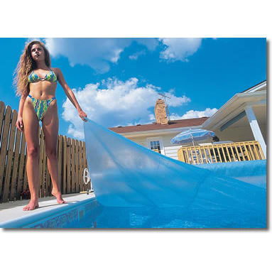 Century 12' x 24' Oval Solar Cover, Blue/Blue - 3 Year