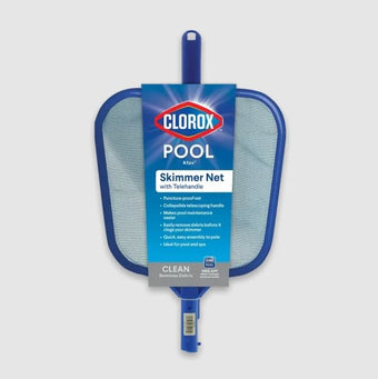 compare product CLOROX Pool & Spa Skimmer Net with Telehandle- Easy Push & Click, Puncture-Proof Net | 99213CLX