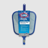 CLOROX Pool & Spa Skimmer Net with Telehandle- Easy Push & Click, Puncture-Proof Net | 99213CLX