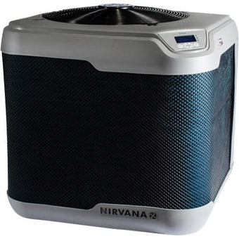 compare product Nirvana FC Series Heat/Cool Pump, 134K BTU, 240V, 60HZ, 1 Phase, 260 lbs, 26’’ Variable Speed Smart Fan, Double Titanium Exchanger, 35,000 gallons | FC140SFHC