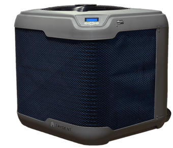 compare product Nirvana TR Series Trydent Pool Heat/Cool Pump, 113K BTU, 240V, 60HZ, 1 Phase, 255 lbs, 26’’ 1 speed Fan, Double Titanium Exchanger, 30,000 gallons | FC135SF6A1CAHC