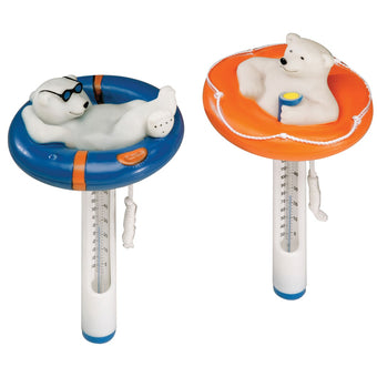 compare product Ocean Blue Floating Polar Bear Thermometer | 150056
