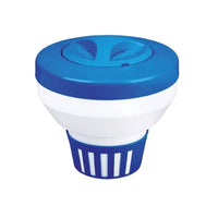 Ocean Blue Apollo Floating Chemical Dispenser, Blue and White, for Use with 1" or 3" Tablets, Holds Up to (6) 3" Tablets | 160011